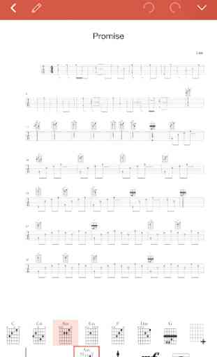 Guitar Notation - Tabs Chords 2