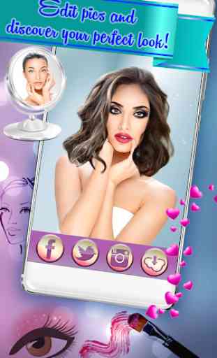 Hairstyle & Makeup Beauty Salon with Photo Effects 4