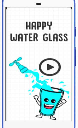 Happy Water Glass 1
