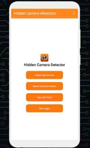 Hidden camera detector Spy camera detector 3