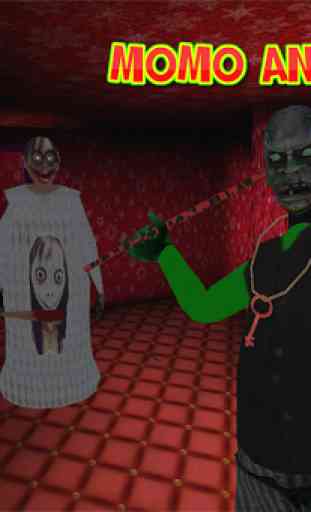 Horror Granny Momo Zombi: Chapter 2 scary Game 1