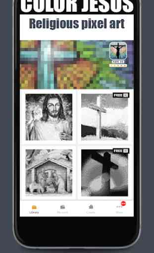 Jesus Pixel Art 1