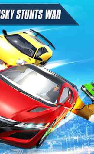 Jet Cars Stunts GT Racing Flying Car Racing Games 1