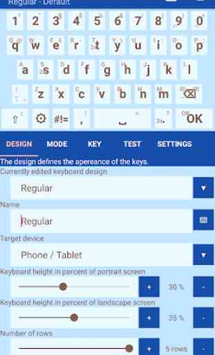 Keyboard Designer: Create and design keyboards 1