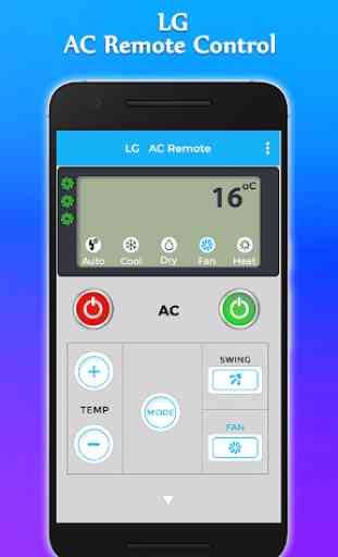LG  AC Remote Control 2