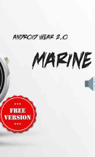 Marine Digital Watch Face & Clock Live Wallpaper 2