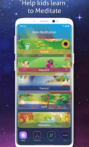 Meditation for kids - calmness, mindfulness, sleep 1