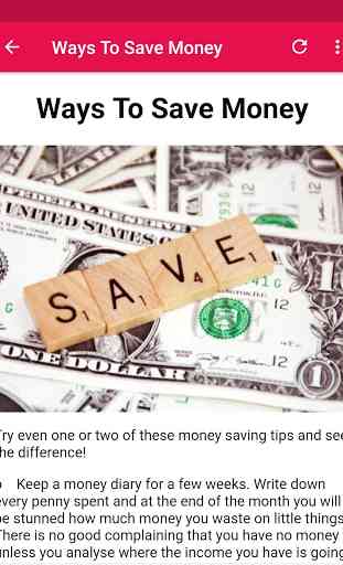 Money Saving Tips 3