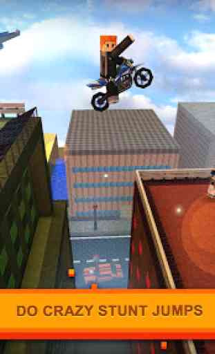 Motorcycle Racing Craft: Moto Games & Building 3D 2