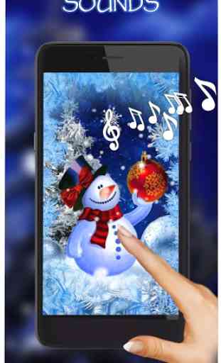 New Year Snowman live wallpaper 1