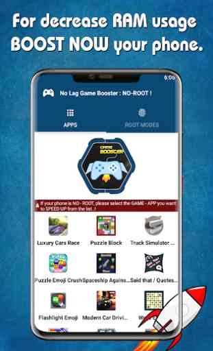 No Lag Game Booster: Play Games Faster / No - Root 2