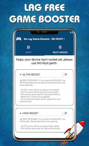 No Lag Game Booster: Play Games Faster / No - Root 3