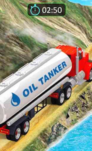 Oil Tanker Truck Drive 3D: Uphill Driving Fun 1