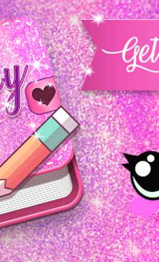 Pink Glitter Secret Diary 3