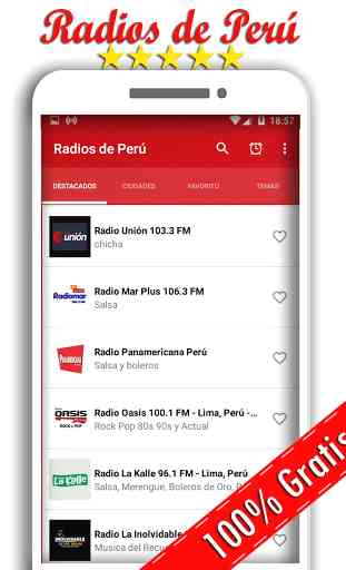 Radios de Peru Live Free 3