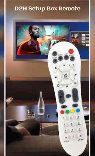 Remote Control For D2h Set Top Box 1