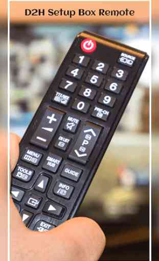 Remote Control For D2h Set Top Box 4