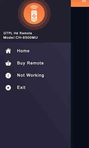 Remote Control For GTPL Set Top Box 4