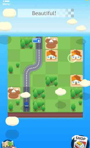 Road Trip FRVR - Connect the Way of the Car Puzzle 1