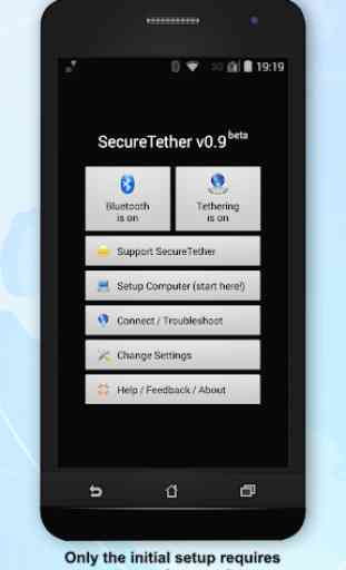 SecureTether - Free no root Bluetooth tethering 1