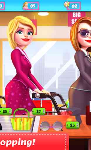 Shopping Mall Girl Cashier Game 1