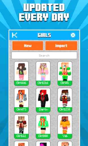 Skins Girls for Minecraft PE 2