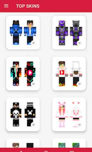 Skins YouTubers for Minecraft PE 1