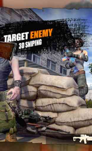 Sniper Cover Survival Battle Critical FPS Shooting 3