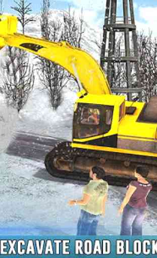 Snow Driving Rescue Plow Excavator Crane Operator 3