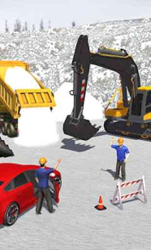 Snow Excavator Machine - Construction Crane 2019 3