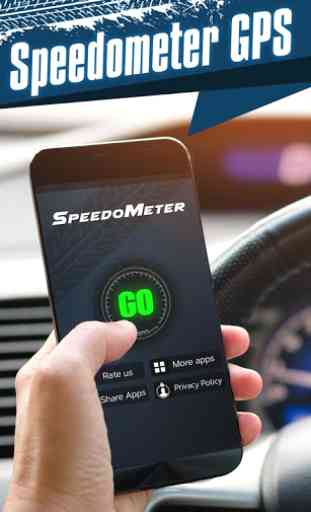 Speedometer: Car Heads Up Display GPS Odometer App 2