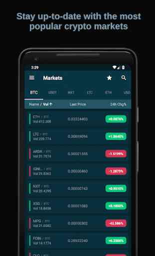 STEX Exchange - Cryptocurrency Trading App 1