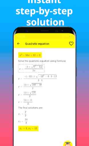 Studymate - free math calculator & homework helper 3