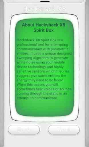 The Hackshack X8 Spirit Box - Free 3