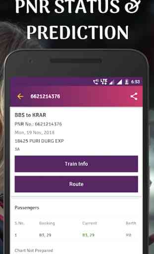 Train PNR Status, Rail Running Status, Train Info 2