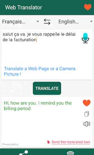 Translator for text, web pages & photos. 100% free 1