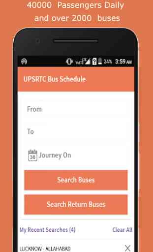 UPSRTC Bus Schedule 1