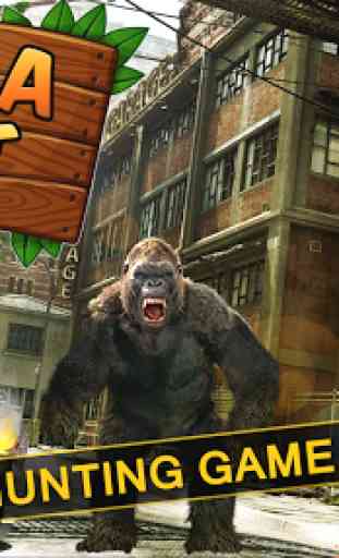Wild Gorilla City Attack 3
