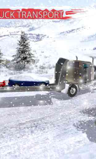 Winter Snow Pickup Truck: Gigantic Cold Hill Drive 1
