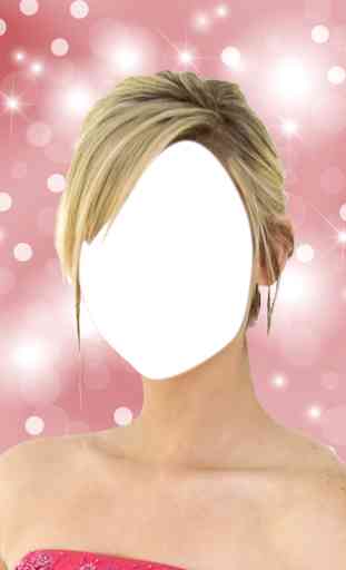 Woman Short Hair Photo Montage 1