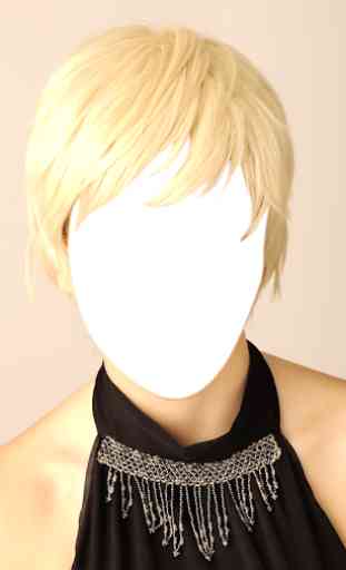 Woman Short Hair Photo Montage 4