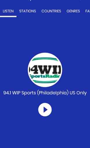 94.1 WIP Sports radio 1