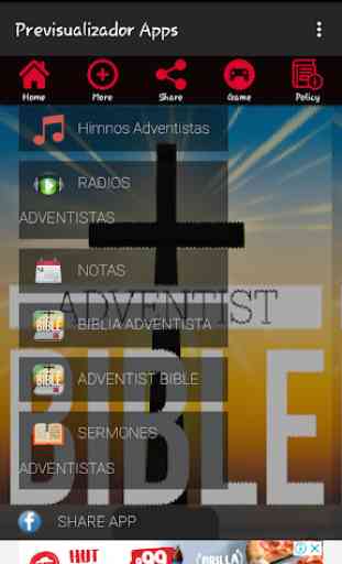 Adventist Bible: The Holy Bible Reina Valera 1