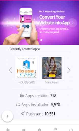 AppMake - Hybrid app maker, Web2App 1