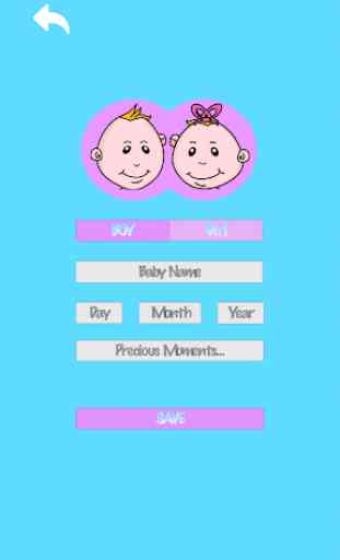 Baby's Age Tracker - Baby Care 2