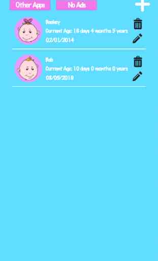 Baby's Age Tracker - Baby Care 3