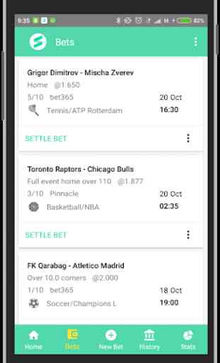 Bet Stack - Personal bets tracking and stats 2