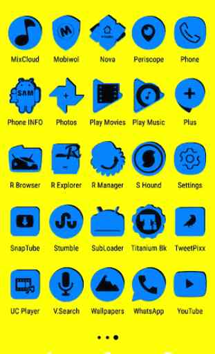 Blue and Black Icon Pack ✨Free✨ 4