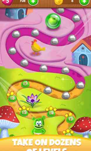 Bubble Gummy Drop! Pop Bubbles Gummy Bear Games 3