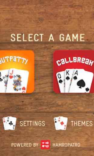 CallBreak & JutPatti  - Hamro Cards 2
